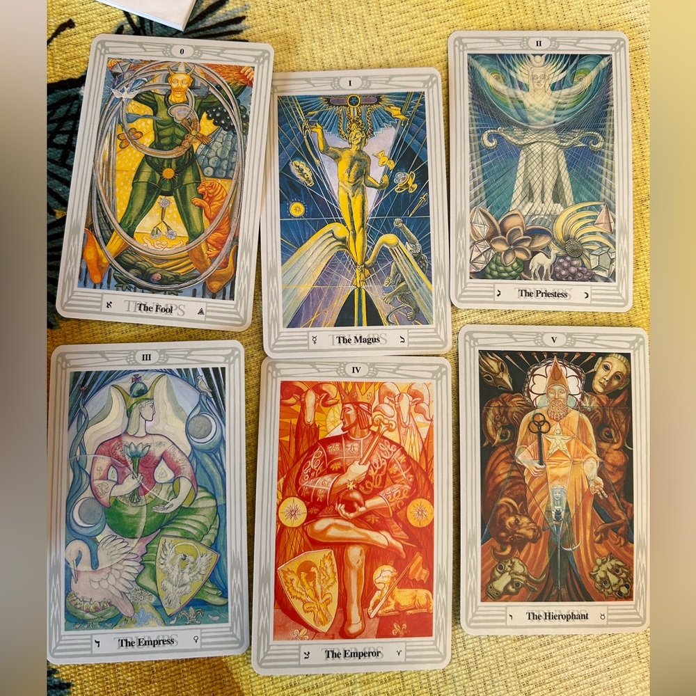Thoth Tarot deck replacement cards